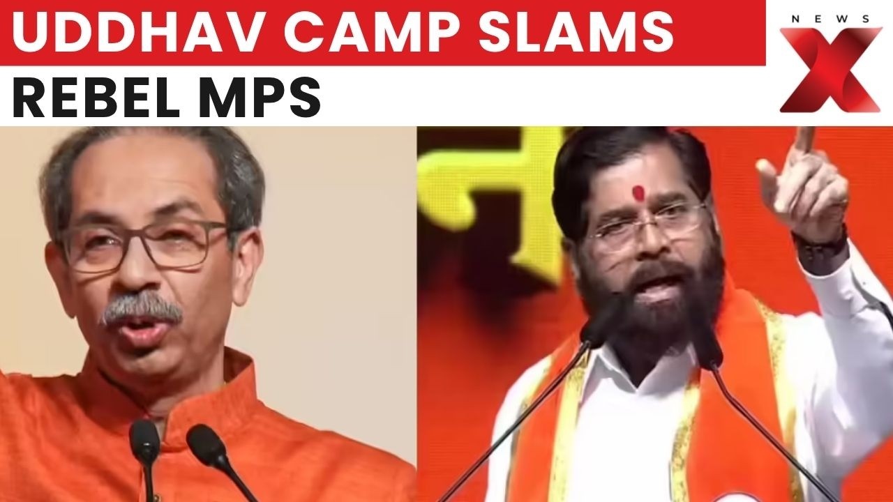 Shiv Sena Split Row Deepens As Uddhav Camp Slams MPs Joining Shinde Faction | Latest News | NewsX