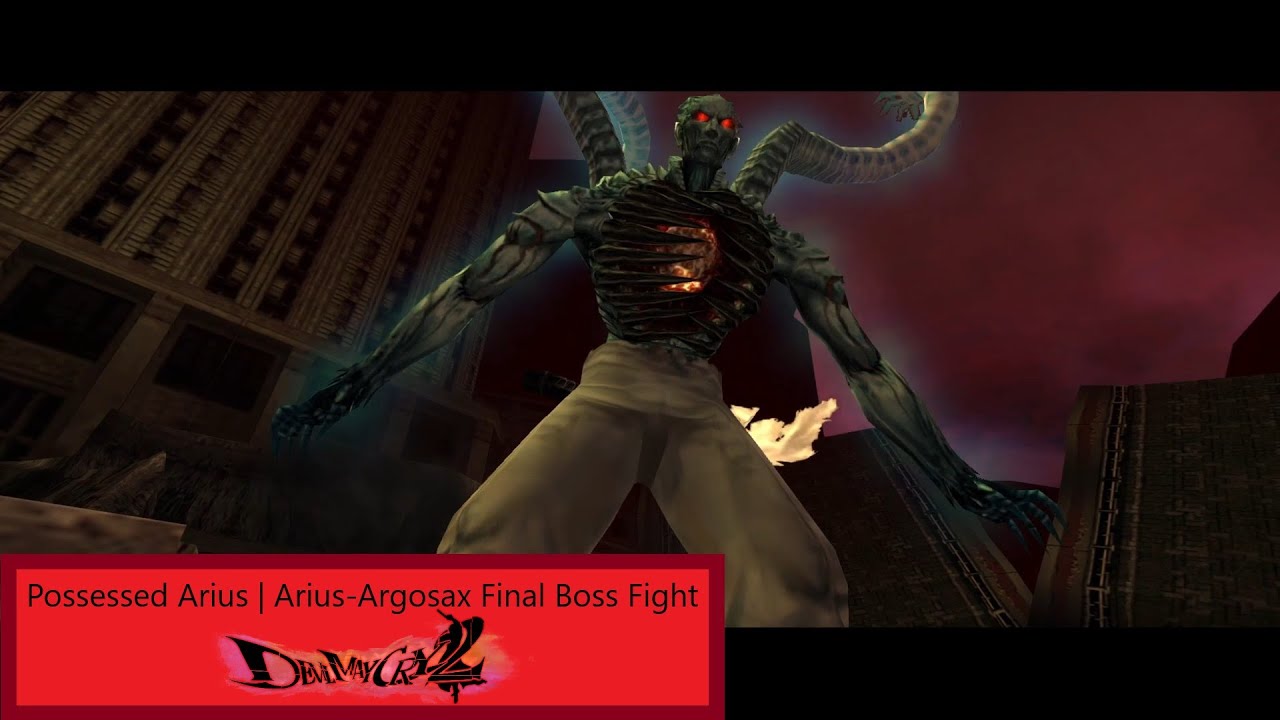 Possessed Arius | Arius-Argosax Final Boss Fight (Lucia's Campaign) - Devil May Cry 2