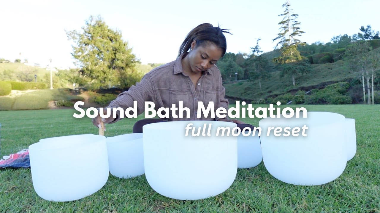 Sound Bath Meditation | Full Moon Reset 432Hz