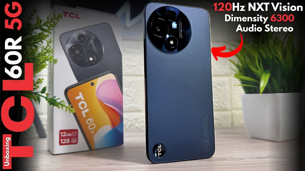 TCL 60R 5G UNBOXING - MEGLIO del PREVISTO! Dimensity 6300 120Hz NXTVision Audio Stereo Android15 NFC