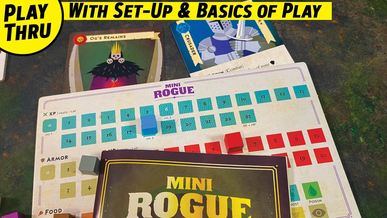 How to Play MINI ROGUE with a solo playthrough