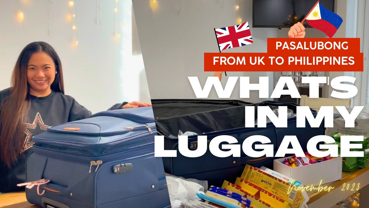 What's in my Luggage? Pasalubong from UK to the Philippines.