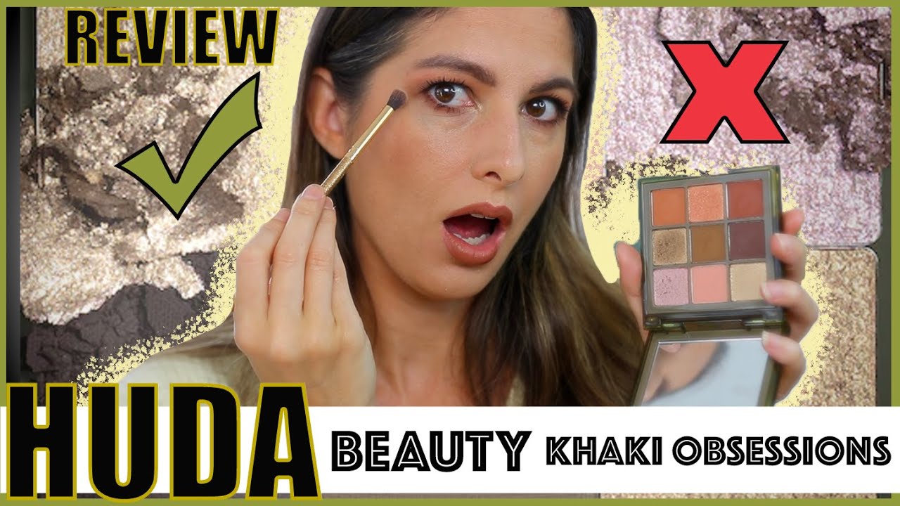 HUDA BEAUTY HAZE OBSESSIONS REVIEW! Khaki Haze Review, swatches and Comparisons!
