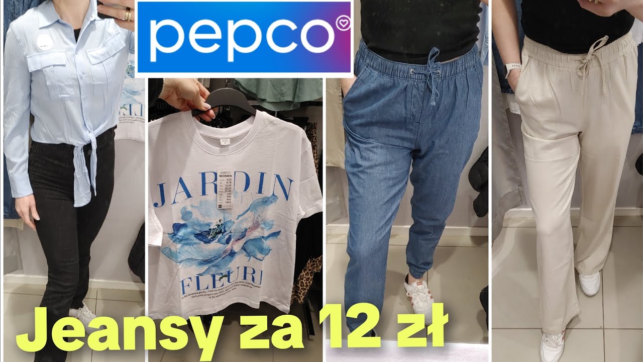 PEPCO❗JEANSY ZA 12 ZŁ😱MIERZYMY SPODNIE BLUZKI NA WIOSNĘ