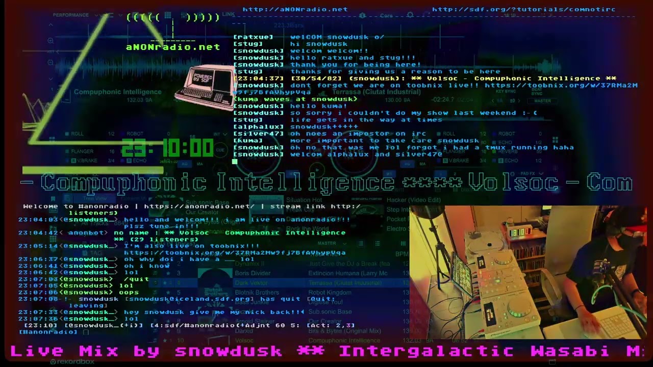 Intergalactic Wasabi Mix - Live Mix by snowdusk - Episode 1181 - aNONradio.net - 2025/11/22