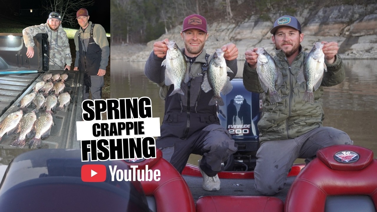 Spring Crappie Fishing On Norris Lake.