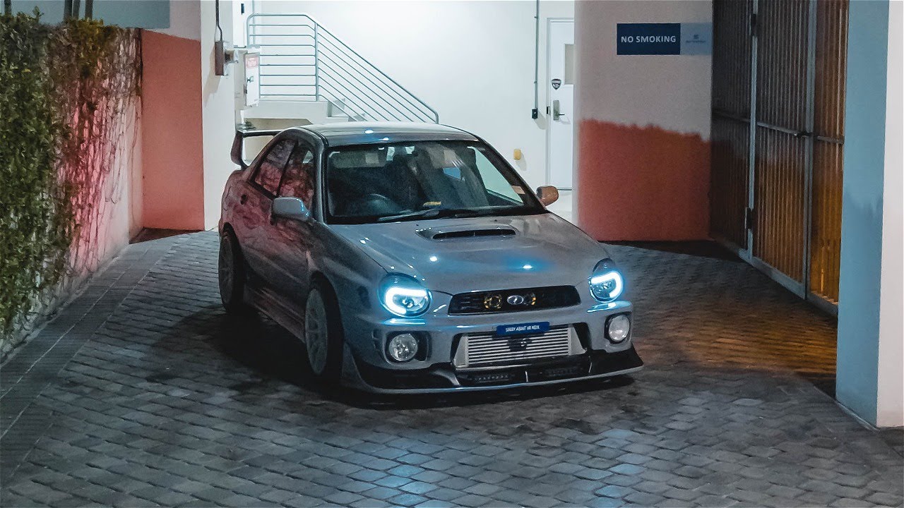 Rico's Nardo Grey w/ Blue Pearl Bug Eye WRX | 4K