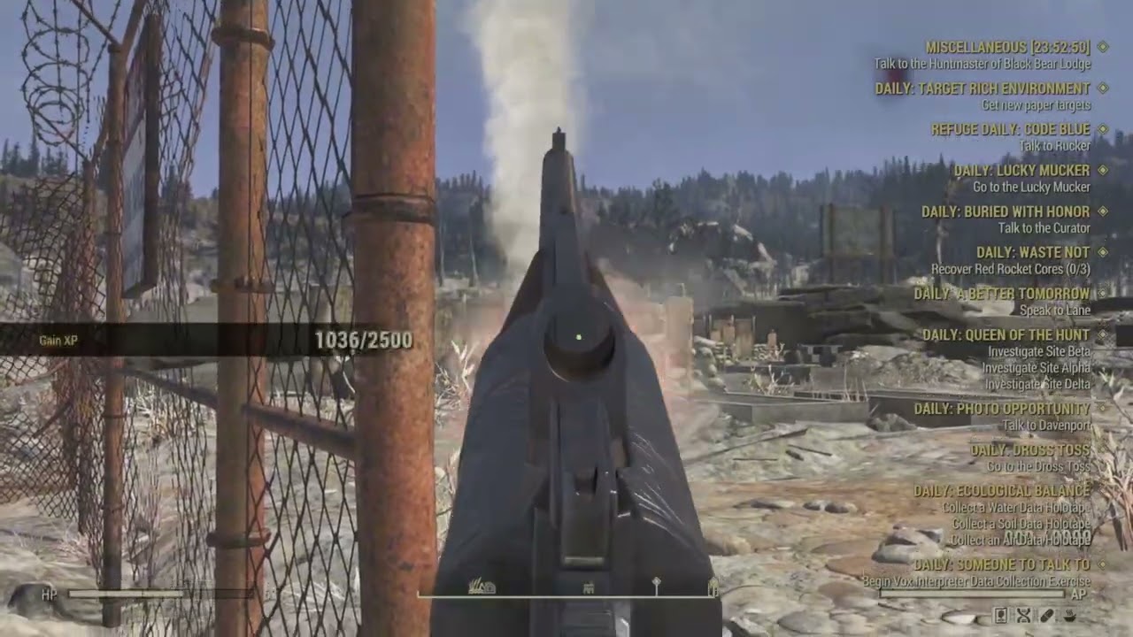 Playing Fallout 76 - Daily And Weekly Challenges 12/2/26