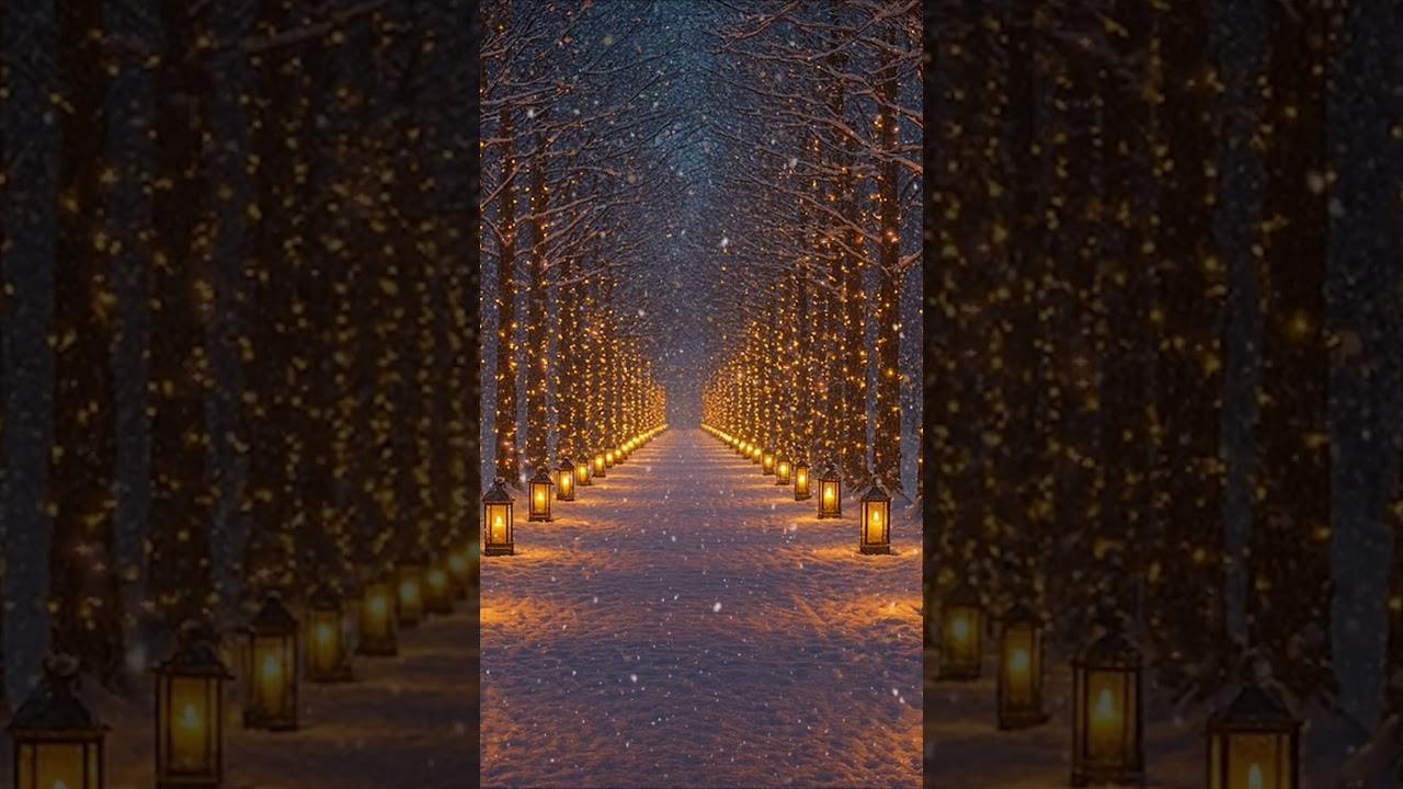 Lantern Lit Winter Walk — Smooth Jazz 🎄