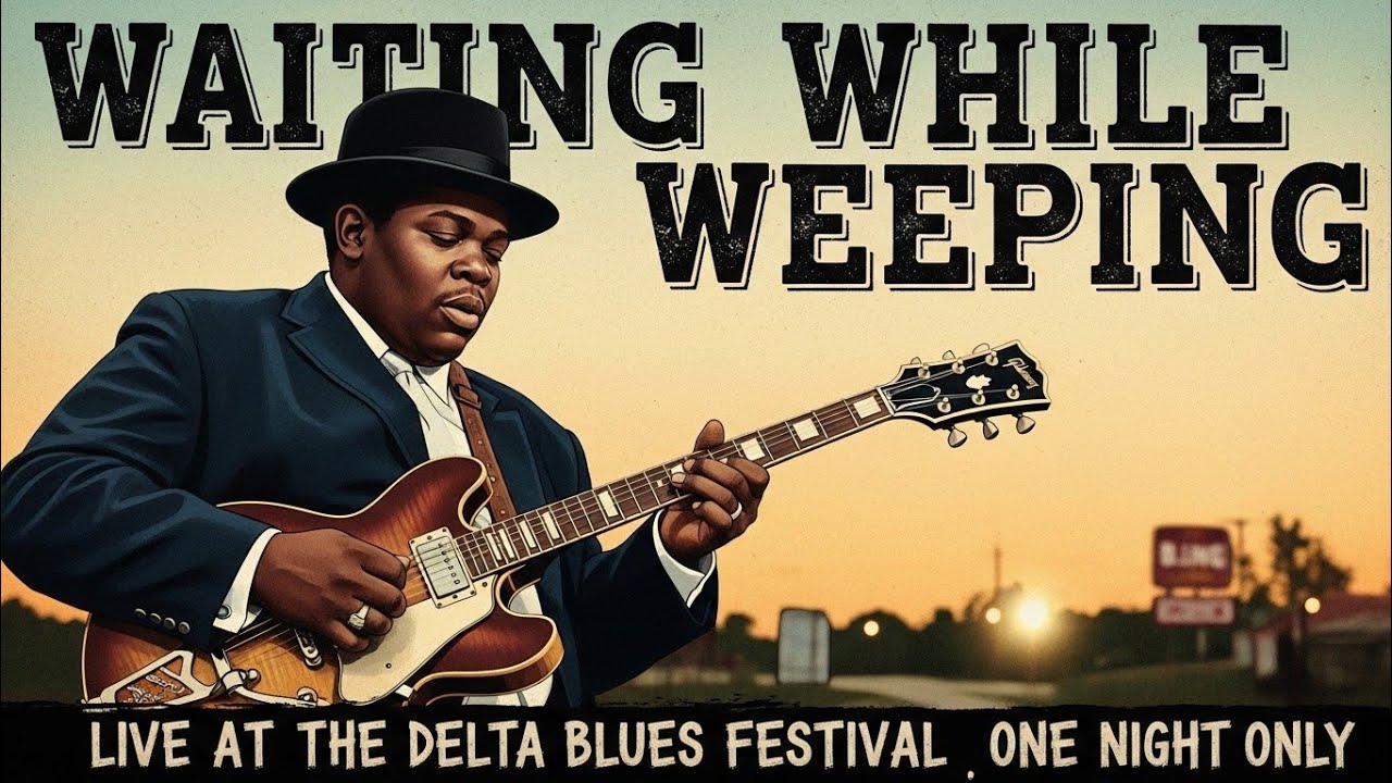Waiting While Weeping | Gospel Blues of Hope 🎸✝️ (Lyrics video)