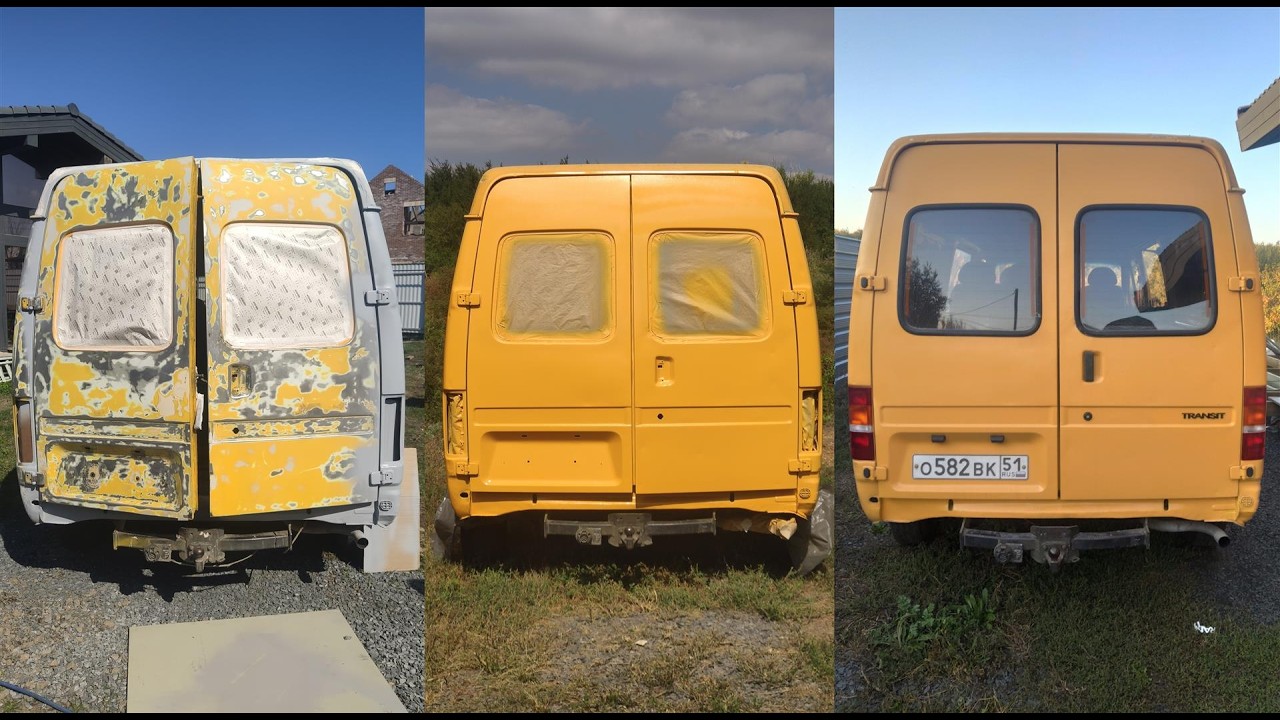 Restoring & Painting My 1992 Ford Transit Work Van | DIY Restoration Project
