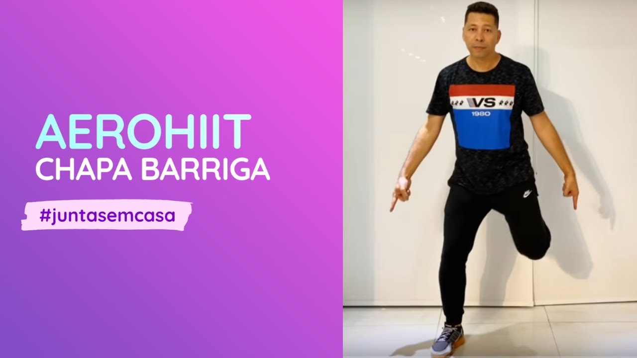 AEROHIIT PARA ELIMINAR A BARRIGA TREINANDO EM CASA