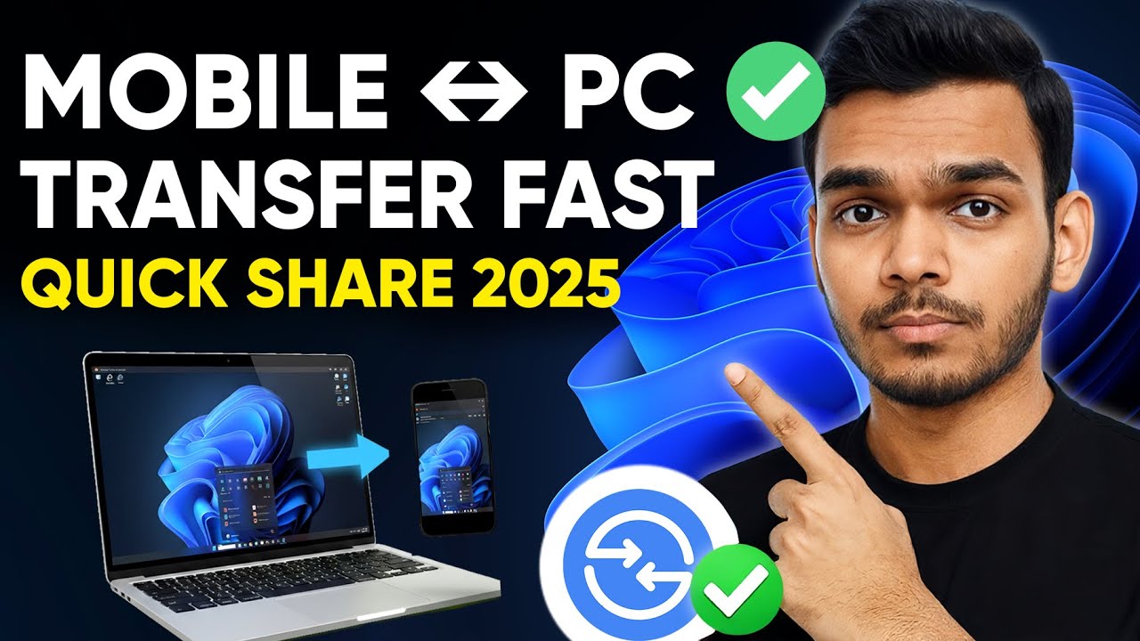 Best Way to Share Files Mobile to Laptop 🚀 Quick Share Guide 2025