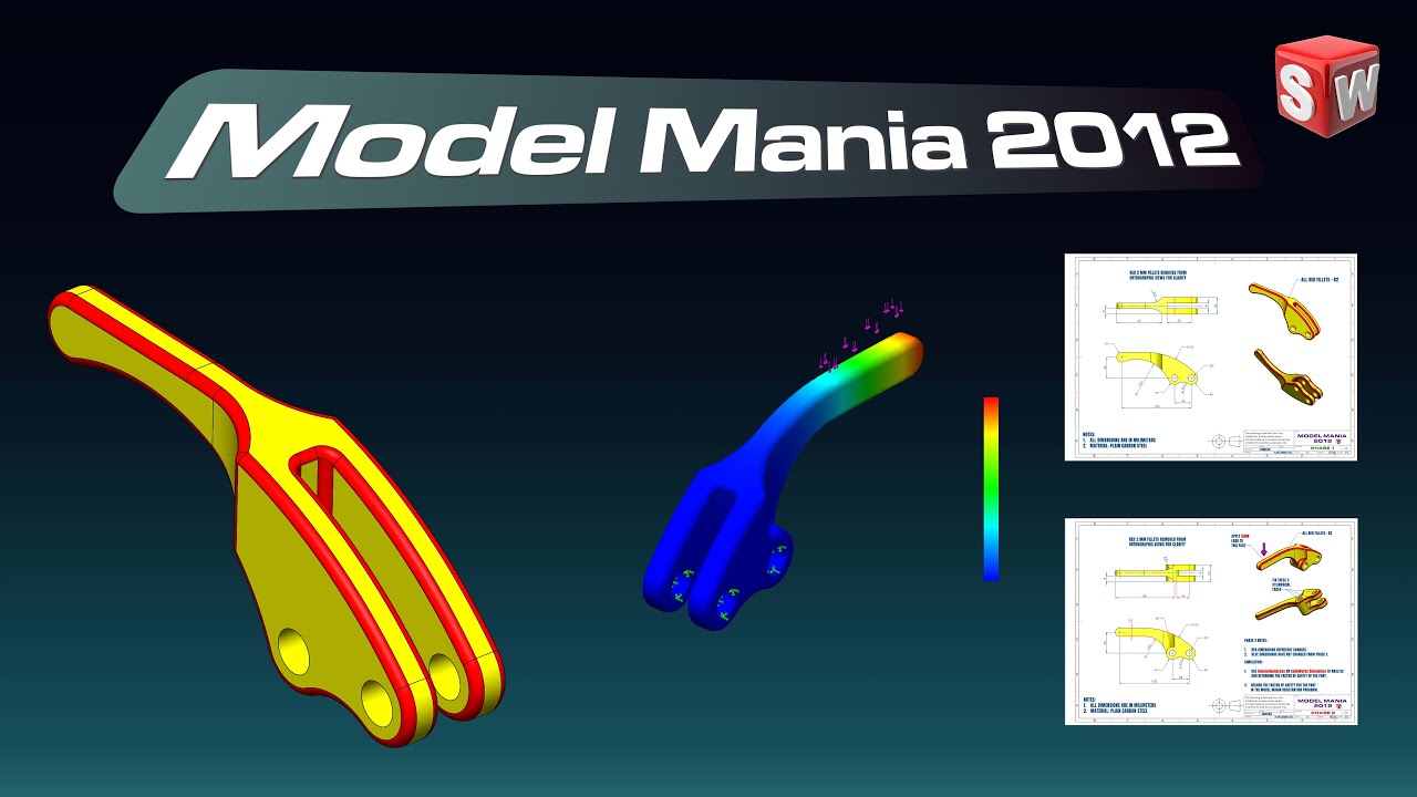 SolidWorks Model Mania 2012 | Remastered Tutorial