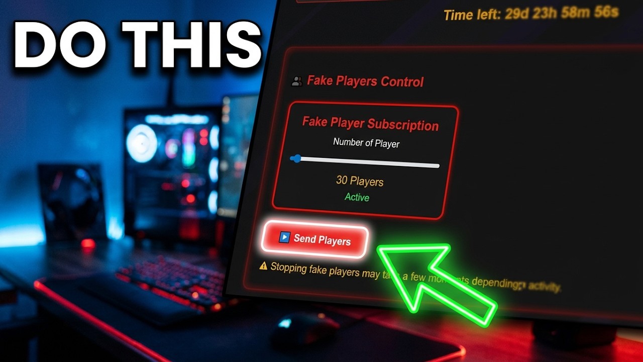 How To Activate Fake Players On Your FiveM Server With The Best Control Panel