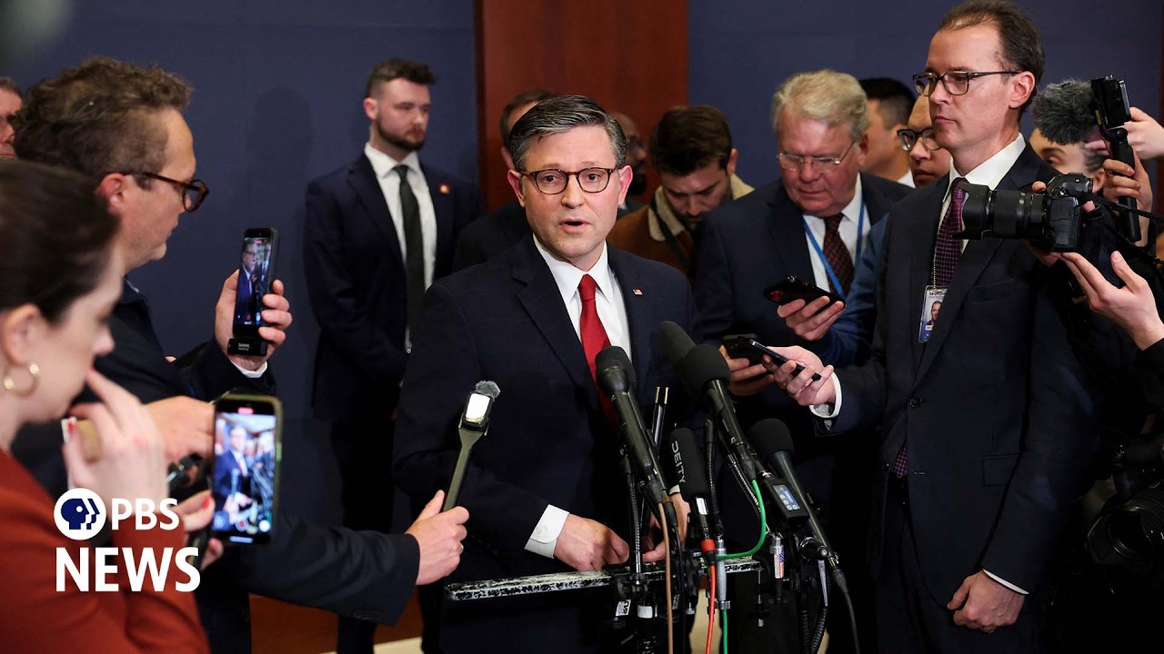WATCH LIVE: Speaker Johnson may address Iran war, DHS shutdown at news conference