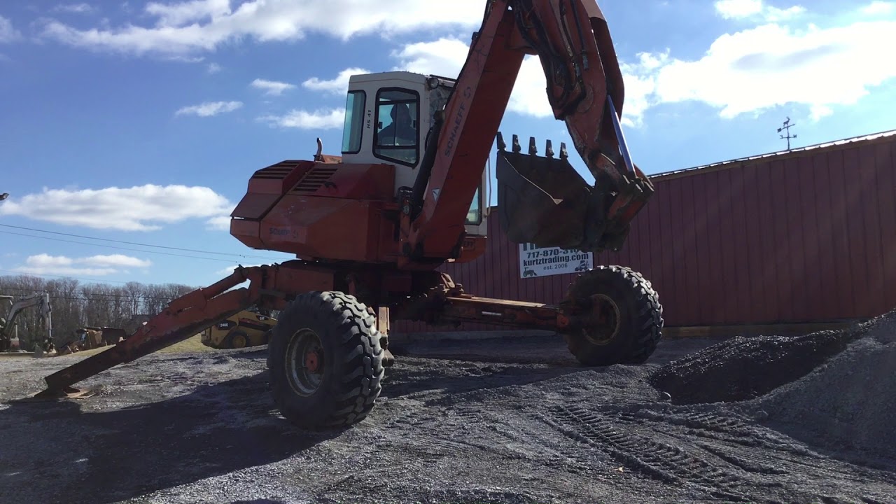 Schaeff HS41 Muck Crawler Excavator!
