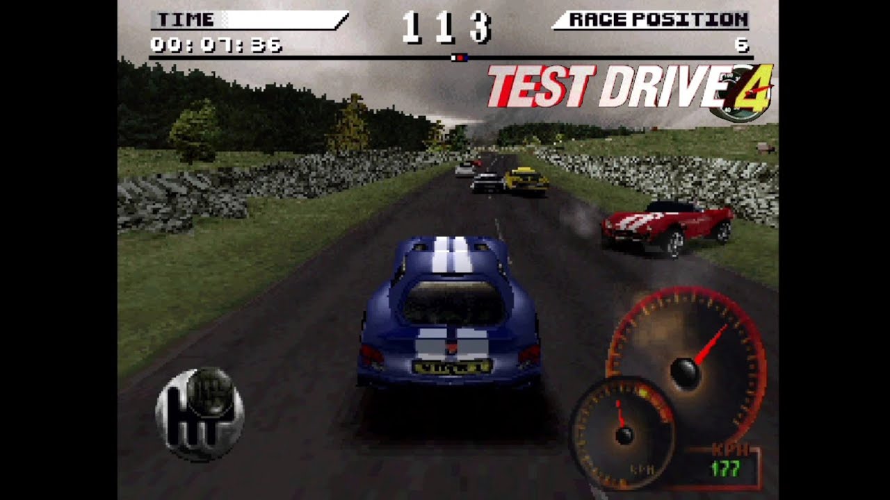 Test Drive 4 - PS1 Gameplay