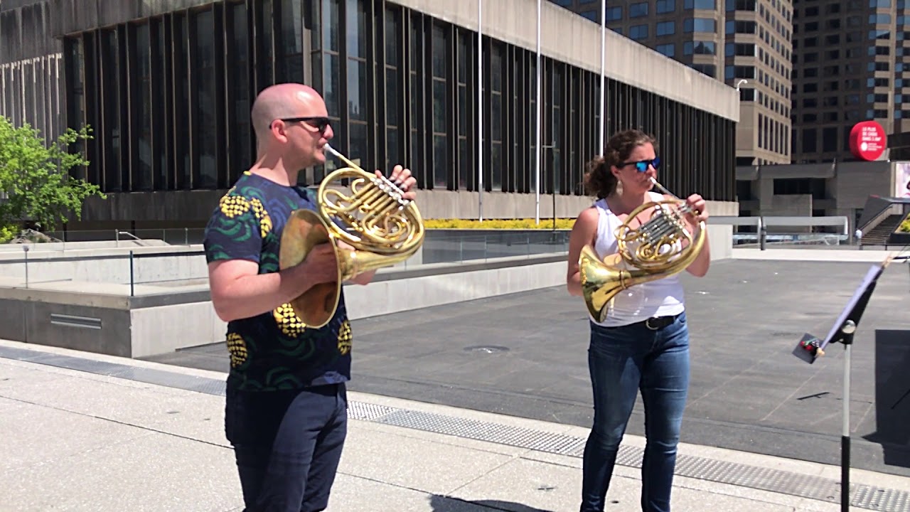 Banc d'essai | Mini-concert de cor français en plein air