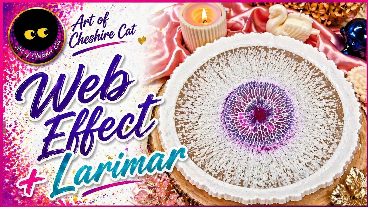 #0171 ENG - Web Effect meets Larimar Effect – does this resin combination really work?