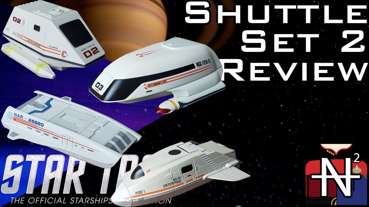 Eaglemoss Shuttle Set 2 Review - Shuttle Pod 1, and the Executive, Type-7, and Type-15 Shuttles