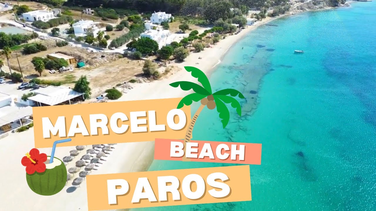 MARCELO beach - PAROS island (GREECE) FullHD video 1080.