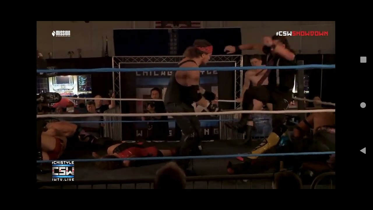 Chris Miller dominating The Ring of destiny of Chicago style wrestling