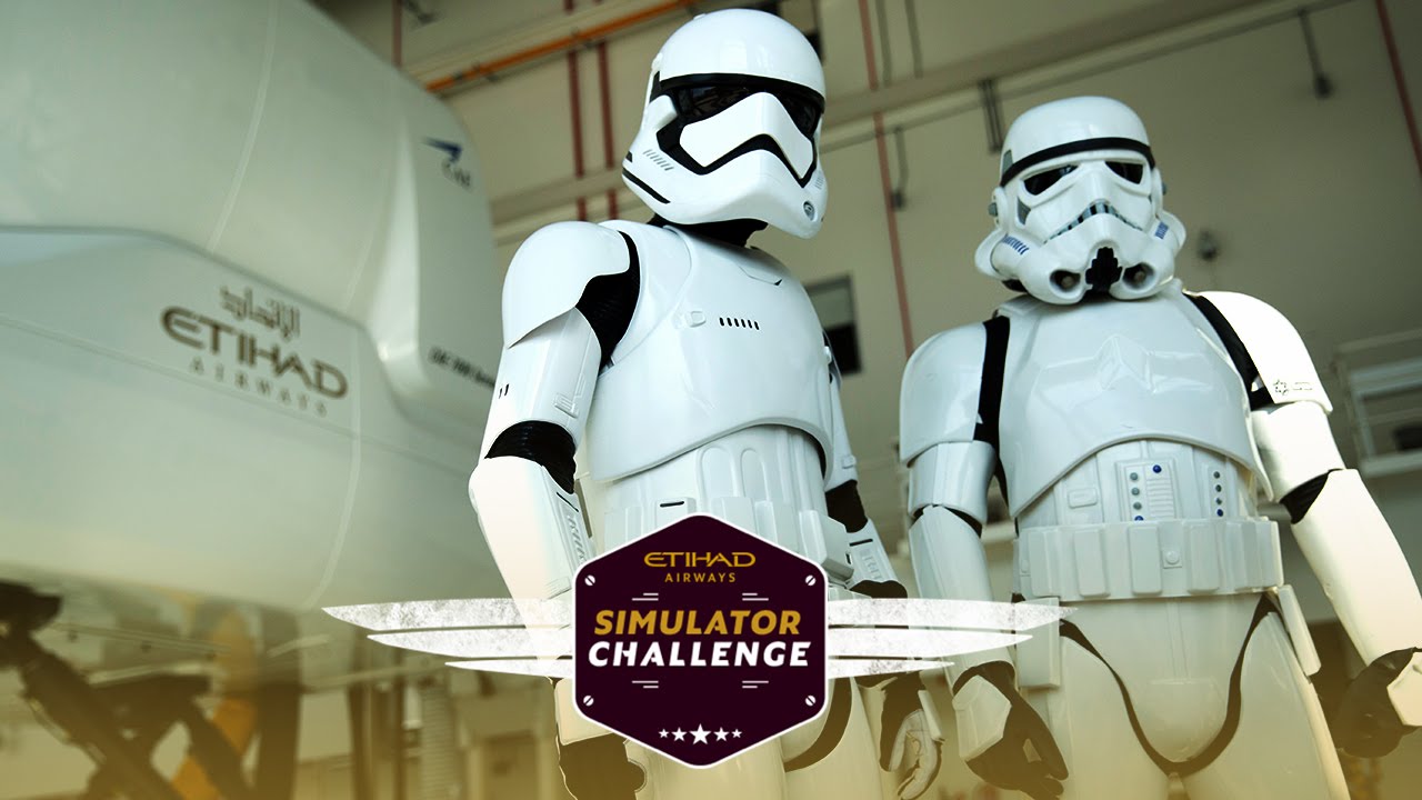Star Wars – Stormtroopers – Simulator Challenge – Etihad Airways
