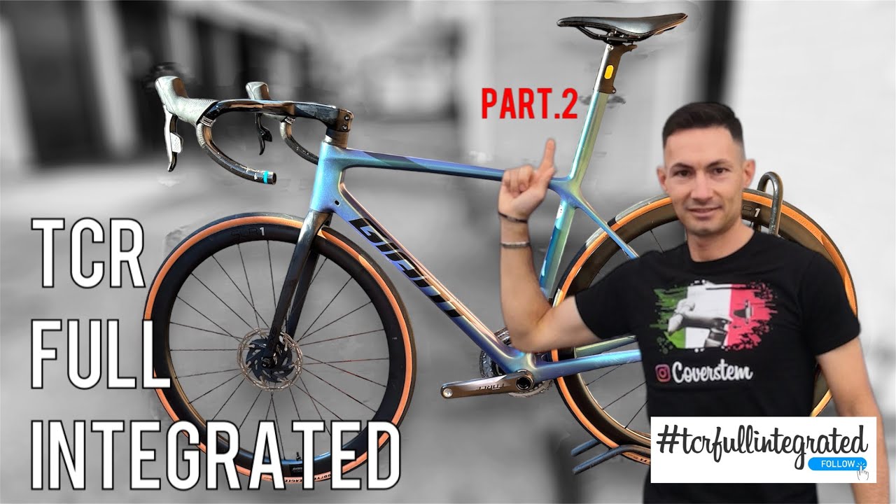 GIANT TCR DISC full cables integration with EXS FK-01 fork.