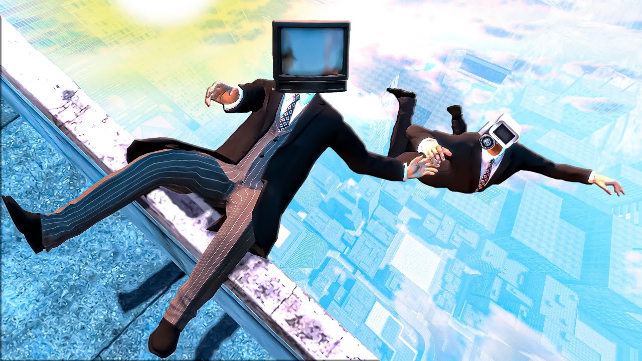 Garry's Mod - Skibidi Funny Ragdoll (Cameraman, TV Man, Speakerman, Projectorman) - Ep. 150