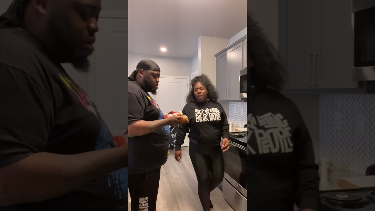 Ketchup prank on my wife 🤣 #shorts