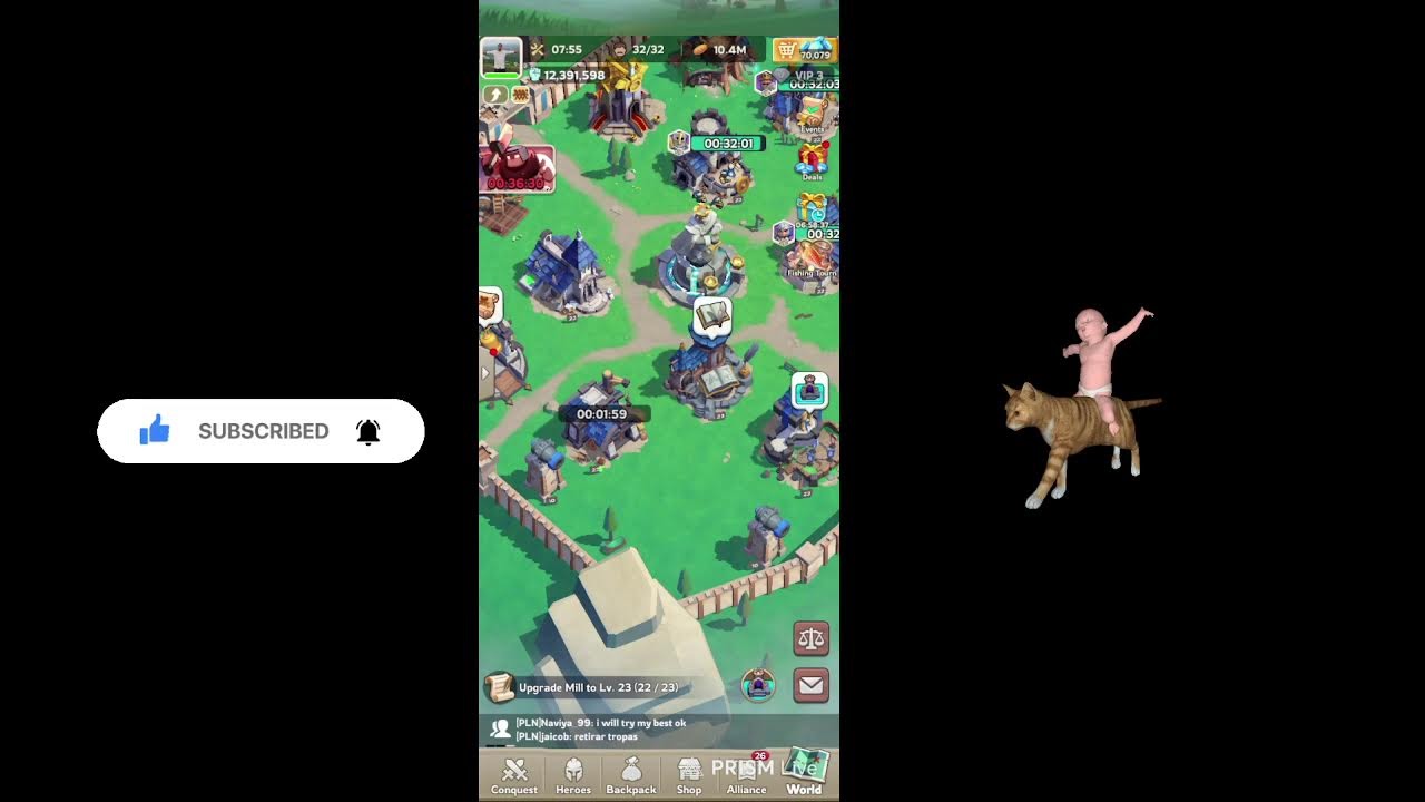 Kingshot Walkthrough Gameplay 65 #kingshotgameplay #joinwithus #theglobalscroll