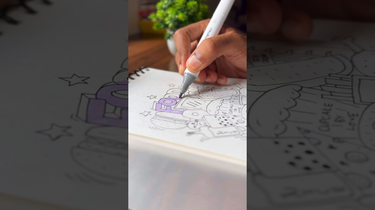 doodle art for beginners | How to draw doodle art #satisfying #doodle #doodleart