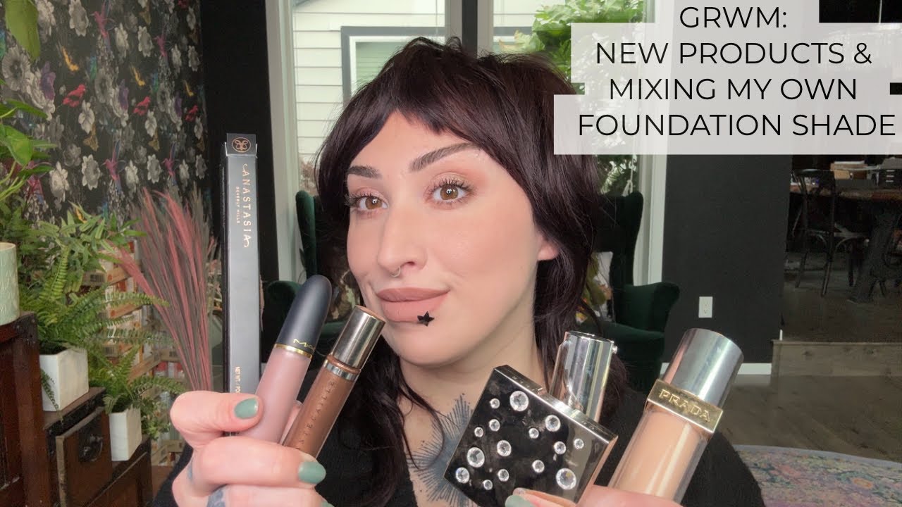 GRWM: подбираю тональный крем Prada под свою светлую оливковую кожу, новые оттенки Chantecaille, ...