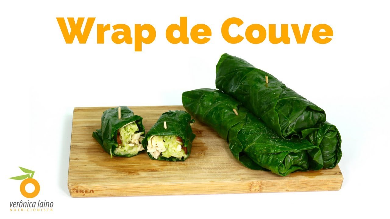 Receita Low Carb: Como Fazer Wrap de Couve Recheado com Frango