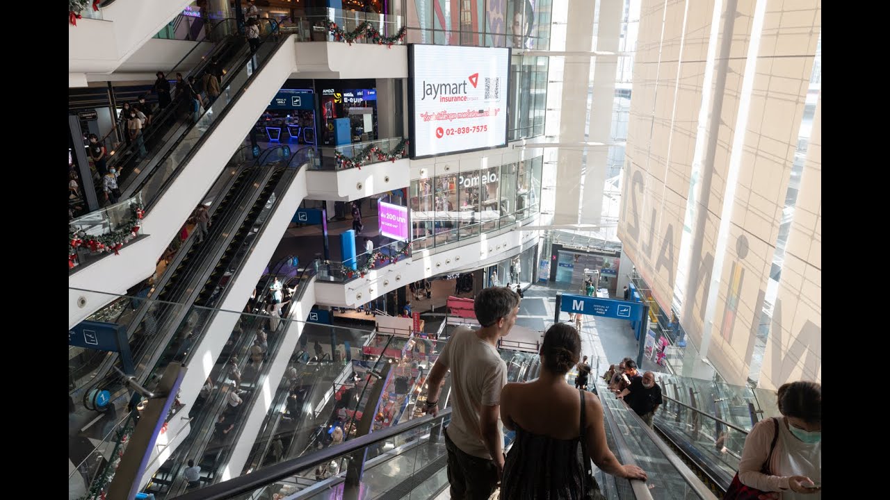 [4K] Walk inside Terminal 21 Asok popular tourist shopping mall, Bangkok