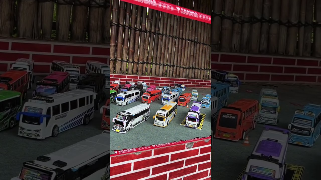 Ruame full Miniatur Bus? #miniaturbus #miniaturbis #bismainan