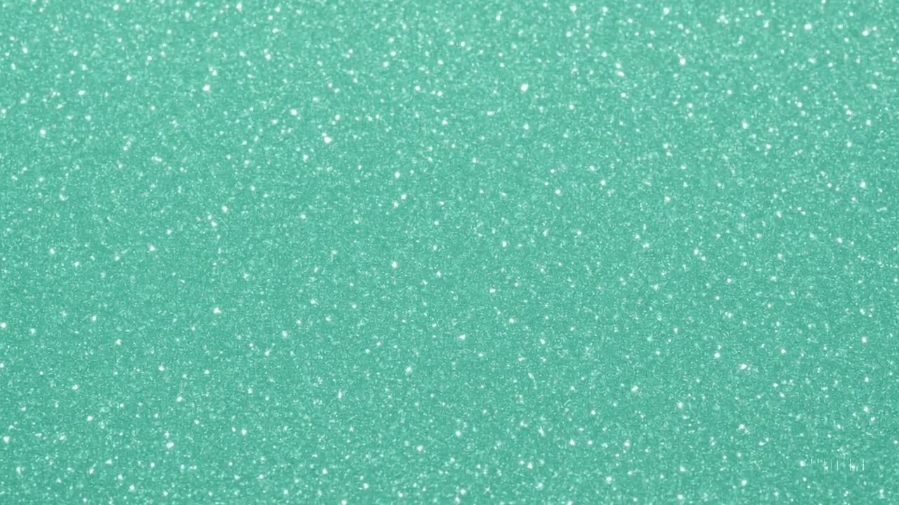 ✨ Shiny Mint Aesthetic Background | Fresh Glitter Vibes | 1h ✨