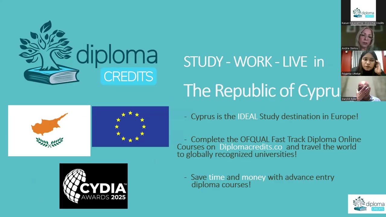 🎓 Diploma Credits Webinar – 23rd August 2025