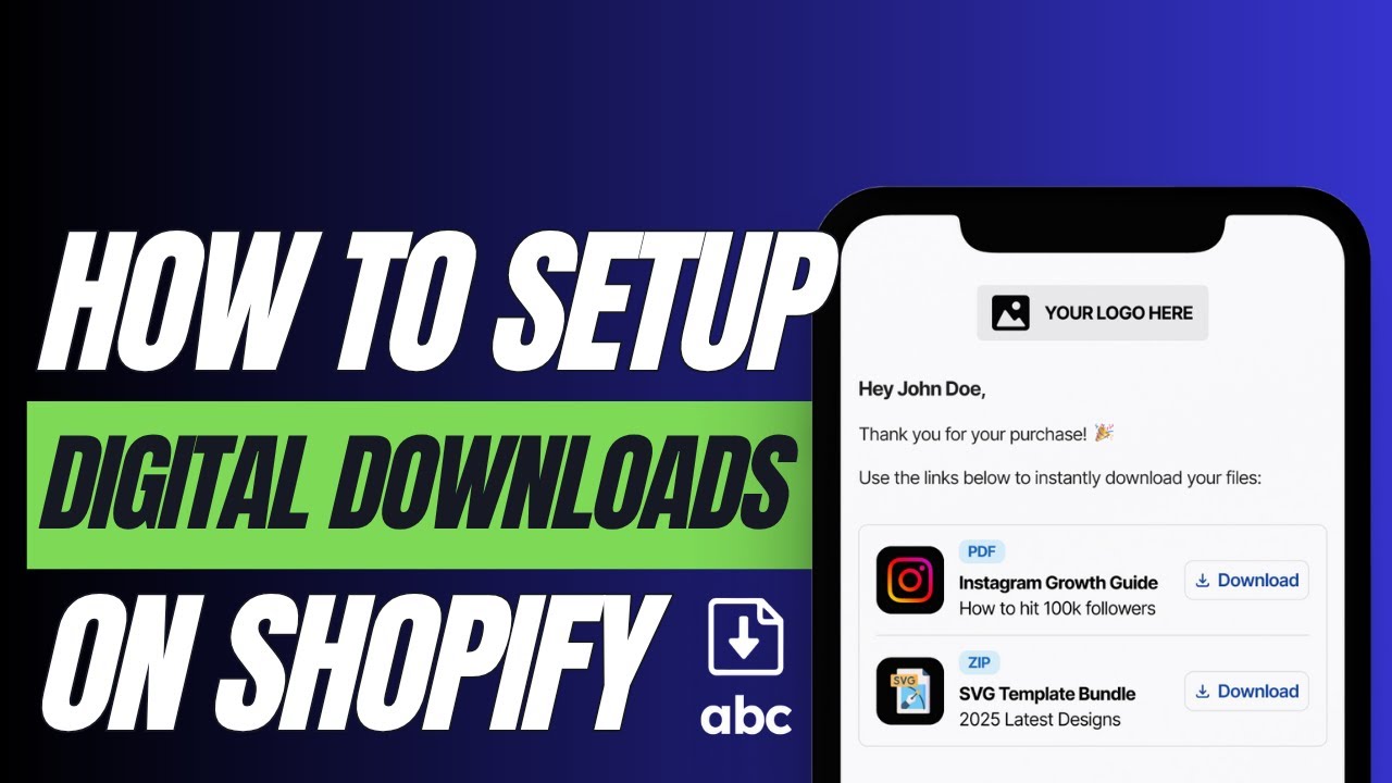 How to Set Up ABC Digital Downloads App on Shopify (Step-by-Step Guide)