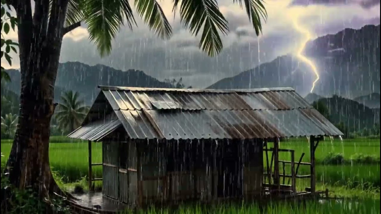 Rainy Night Ambience — Peaceful Sounds to Help You Sleep All Night
