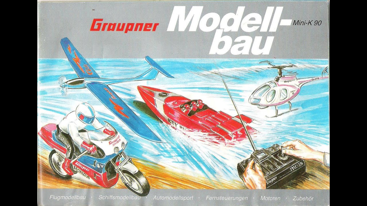 Vintage RC catalogue - Graupner 1990
