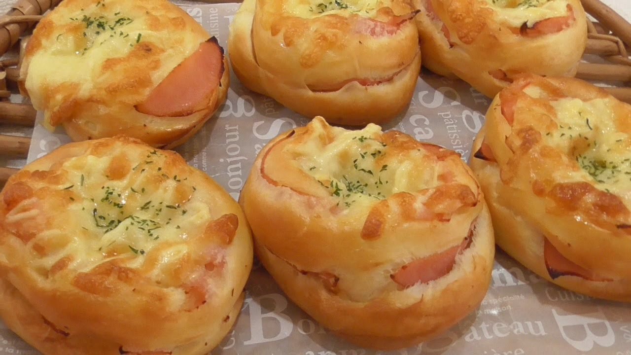 ham and cheese bread ハムチーズパン【チーズパン】