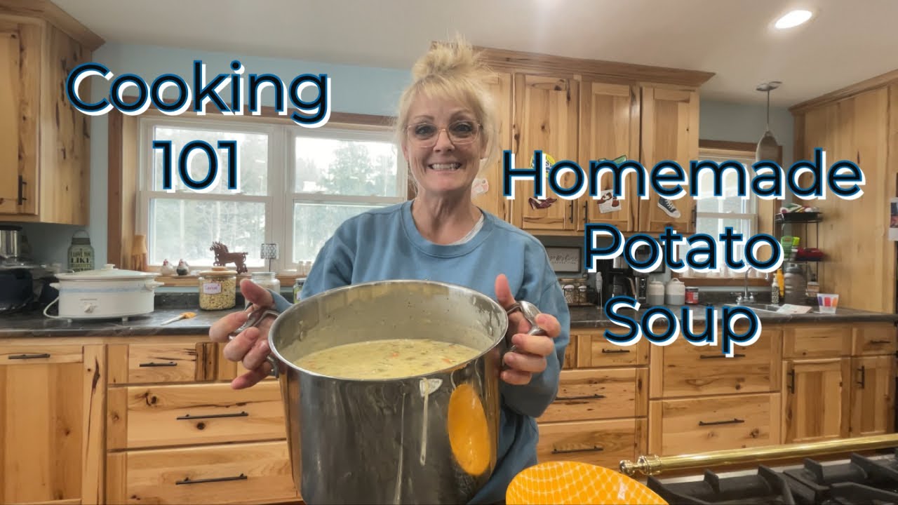 COOKiNG 101~HOMEMADE POTATO SOUP RECiPE 😋