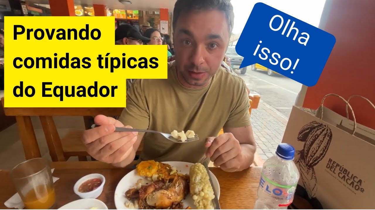 Rolê Nutricional #6 - Provando comidas típicas do Equador