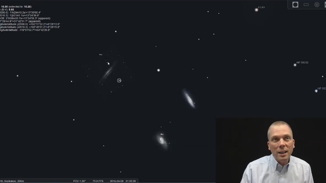 How to find a triplet of galaxies in Leo (M65, M66 and NGC3628)