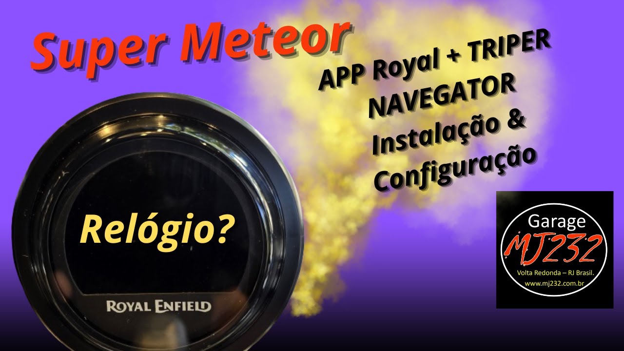 Super Meteor 650 Como instalar e usar o aplicativo TRIPPER NAVEGATOR Royal Enfield - MJ232
