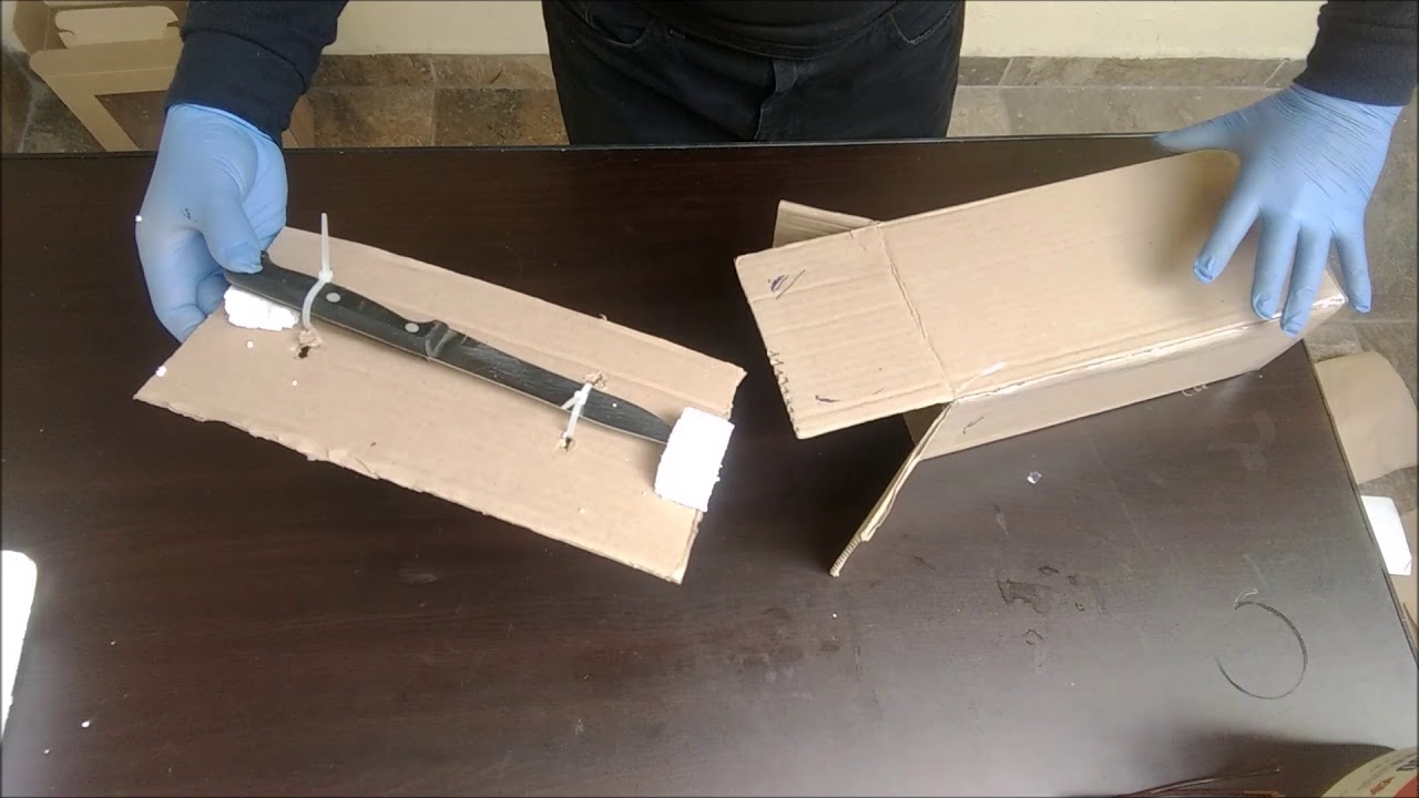 Video 10 Embalaje de arma blanca