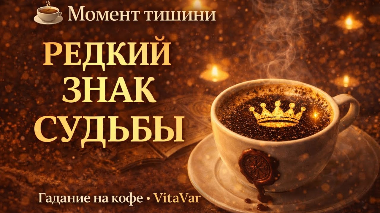 ☕ Редкий знак судьбы уже открыт… высшие силы говорят тихо ✨ | Момент тишины | Гадание на кофе