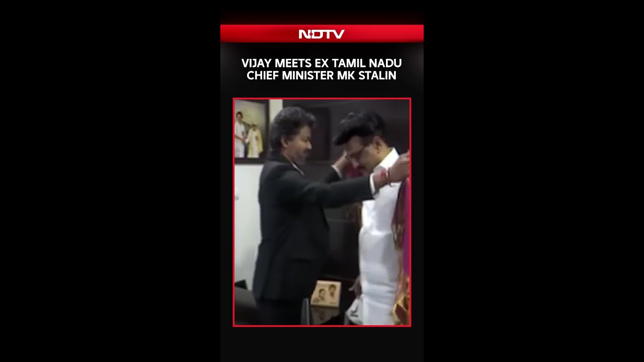 Vijay Meets Ex Tamil Nadu Chief Minister MK Stalin, Days After Big Poll Win